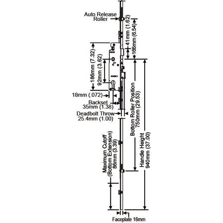 Strybuc Automatic Roller Lock Ext 850-2771546